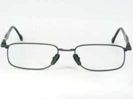 Vintage Fila 6554 C Matt Green / Black Eyeglasses Frame 52-17-140mm (Notes) - £42.88 GBP