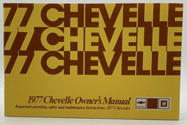 Chevrolet 1977 Chevelle Owners Manual Chevy Operators Guide Book Vintage 201709H - £9.83 GBP