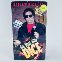 One Night With Dice VHS Andrew Dice Clay Raw Uncut Elvis Routine Stand U... - $9.75