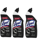 3 x Lysol Toilet Bowl Cleaner with Lime and Rust Remover 24 Ounce - $36.38 CAD