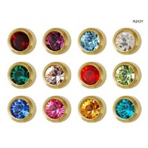 Studex Universal Assorted Colors 3mm 24K Birthstones Ear Piercing Studs ... - £11.80 GBP