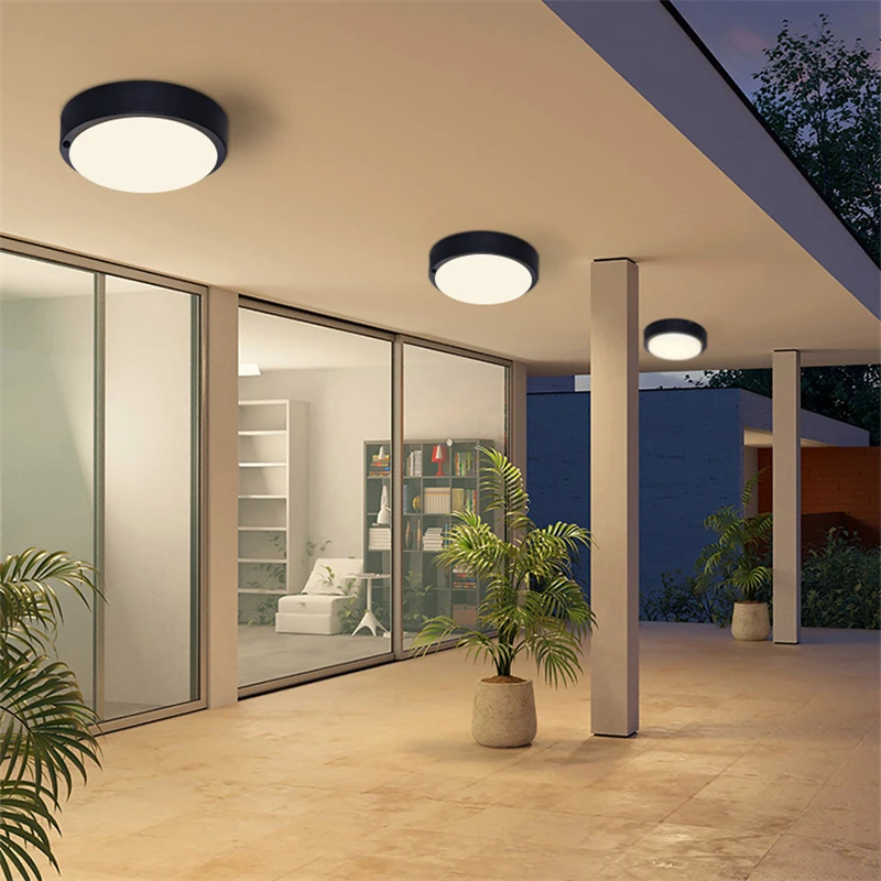 6W  LED Ceiling Light Waterproof Moisture proof Lamps Indoor Outdoor Surface Mou - £143.32 GBP