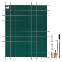 VEVOR Green Pool Safety Cover, 20x42ft Rectangle Inground Pools, PP Mate... - $379.90