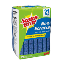 21 Pack Non-Scratch Scrub Sponges - £23.21 GBP