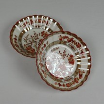 Lot of 2 Spode Indian Tree Fruit Dessert Bowl 5 3/8 inch Scalloped Old B... - £18.16 GBP