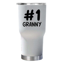 #1 Granny Tumbler 12oz With Lid Mother&#39;s Day Christmas Tumblers Gifts For Mom - £24.07 GBP