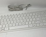 Hewlett Packard  White Keyboard Corded CF 8BFSUPOBLA5131L - $23.51