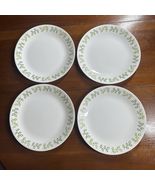Corning Neo Leaf by Corelle Dinner Plates 10.5&quot; White Green Set of 4 - $1,107.60 MXN