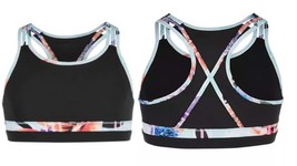 Ideology Big Girls Printed-Trim Sports Bra - $17.00