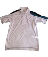 doTERRA Lightweight DriFit Polo Shirt Mens L  Short Sleeve White 3 Butto... - $21.67 CAD