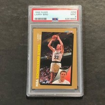 1992 Fleer #256 Larry Bird PSA 9 MINT Celtics - £39.95 GBP