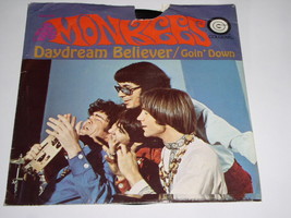 The Monkees Daydream Believer 45 RPM Picture Sleeve Vintage Colgems Label - £7.18 GBP
