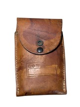 Vtg 1960s WE Co Leather Tool Pouch Telephone Lineman Snap Close Western ... - $9.99