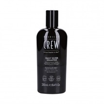 American Crew Daily Silver Shampoo Removes Brassy Tones For Gray Hair 8.4oz - $15.43