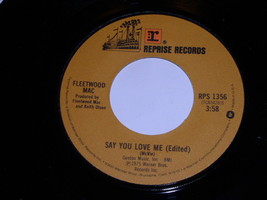 Fleetwood Mac Say You Love Me 45 Rpm Record Vintage Reprise Label - £12.77 GBP