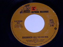 Fleetwood Mac Rhiannon 45 Rpm Record Vintage Reprise Label - £12.60 GBP