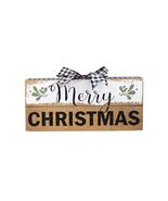 COLLECTIVE HOME Wooden Box Sign Merry Christmas Rustic Farmhouse Decor - $67.88 MXN COLLECTIVE HOME Wooden Box Sign Merry Christmas Rustic Farmhouse Decor - $67.88 MXN