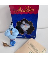 Disney Enesco Aladdin Christmas Ornament Holiday Wishes Genie In Magic Lamp - $272.61 MXN