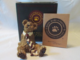Boyds Bears &amp; Friends Mr. Windsor All Tied Up Bearstone Collection 2001 with Box - £11.79 GBP