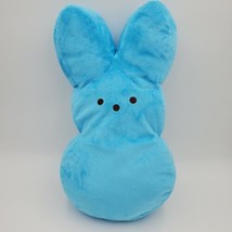 Peeps 17” Bunny Rabbit Plush Stuffed Animal Blue Gift Toy Spring Home Decor - £17.91 GBP