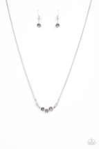 Paparazzi Sparkling Stargazer Silver Necklace - New - £3.52 GBP