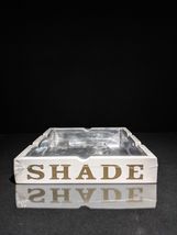 Drew Estate "Undercrown" Wood & Pewter  Cigar Ashtray 10.5" L x 9" W x 1.75" H image 6