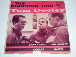 The Kingston Trio Tom Dooley EP Picture Cover Vintage Capitol Label - £7.18 GBP