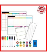 Versatile Magnetic Whiteboard Calendar Trio with Markers for Effortless ... - $46.81 CAD