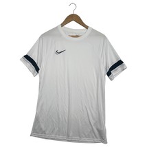 Nike Dri FIT Shirt Mens Large White Athletic Performance Short Sleeve Cl... - $369.26 MXN
