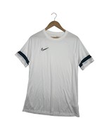Nike Dri FIT Shirt Mens Large White Athletic Performance Short Sleeve Cl... - $19.79