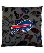 Buffalo Bills Home Decal Sofa Pillow Case Square Cushion Cover By Fanmagz - £19.26 GBP