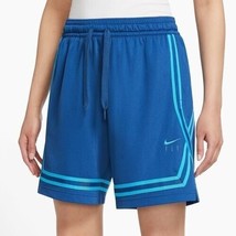 Nike Dri-FIT Fly Crossover Women Basketball Elastic Waist Shorts Blue NE... - £31.10 GBP