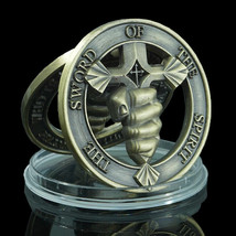 The Sword of The Spirit Challenge Coin Who Trains My Hands for War Coin ... - $9.85