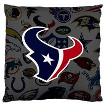 Houston Texans Home Decal Sofa Pillow Case Square Cushion Cover By Fanmagz - £19.55 GBP