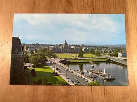 Vintage Postcard, Vancouver, British Columbia, Inner Harbor and Parliament - £3.75 GBP