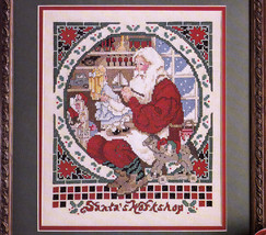 Christmas Ornaments Cross Stitch Madonna Santa's Workshop Crafts #1 Celebrations - $7.98