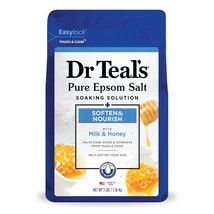 Dr Teal's Epsom Salt Soaking Solution, Soften & Nourish with Milk and Honey, 48  - £20.09 GBP