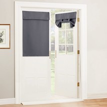 Ryb Home Thermal Insulated Tricia Door Blinds For Patio Door Doorway,, Gray. - £23.11 GBP