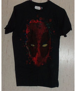 NWT WOMENS MARVEL DEADPOOL BLACK KNIT TOP / T-SHIRT  SIZE M - $31.90 CAD