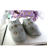 Pusheen Slippers Gray +Drawstring Pouchy with flap Both New See details ... - $39.67 CAD