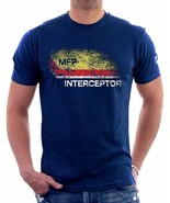 Mad Max Interceptor MFP blue T-Shirt man - $33.95 CAD