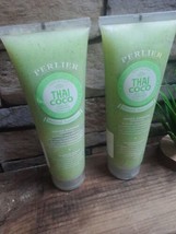 2 Perlier Thai Coco Shower Scrubs 8.4 oz New Not Sealed- Lot of 2  - £21.22 GBP