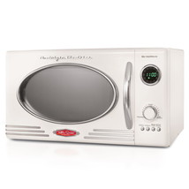 Retro Microwave for Countertop 0.9 Cu Ft Vintage Microwave, Ivory - £94.56 GBP