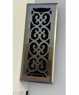 Decor Grates 4 X 12 Antique Steel Floor Register Vent Cover Damper - $20.99