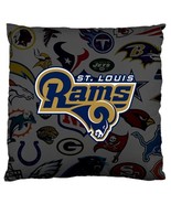 Los Angeles Rams Home Decal Sofa Pillow Case Square Cushion Cover By Fan... - £19.26 GBP