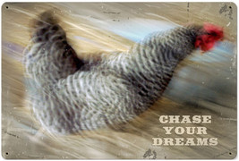 Chase Your Dreams Metal Sign - £24.35 GBP
