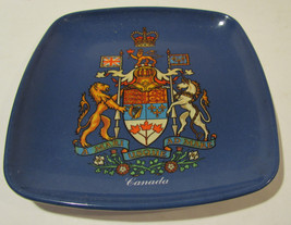Canada&#39;s Moto &quot;A Mari Usque Ad Mare&quot; Coat of Arms Plate - $7.60