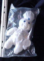 Pillsbury Poppin Fresh Doughboy Mascot 9&quot; Plush Toy 1997 Vintage Advertising MIP - £15.97 GBP