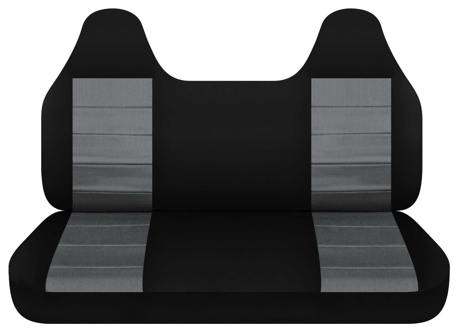 Front bench seat covers fits 1999 to 2010 Ford F450 Super Duty truck two tone Item image 4