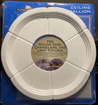 Harbor Breeze Paintable 10&quot; White Round Ceiling Medallion For Light, Ceiling Fan - $4.99